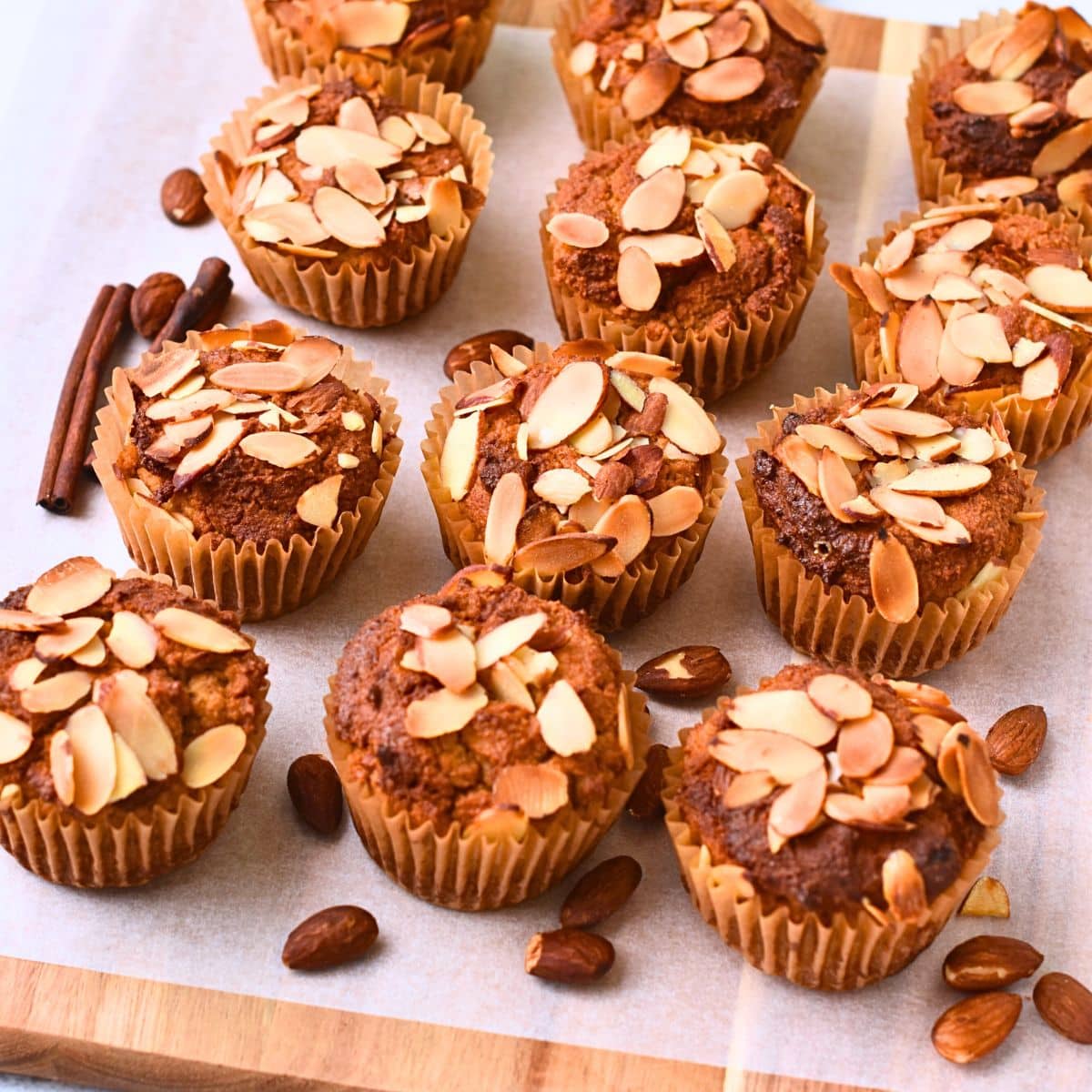 No Added Sugar Almond Flour Banana Muffins: 11g Protein